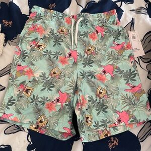 Boy’s Nickelodeon SpongeBob and Patrick swim shorts
